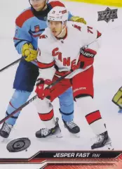 2023-24 Upper Deck Hockey #524 Jesper Fast (Carolina Hurricanes)