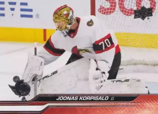 2023-24 Upper Deck Hockey #594 Joonas Korpisalo (Ottawa Senators)