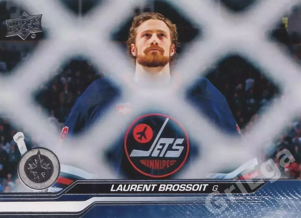 2023-24 Upper Deck Hockey #653 Laurent Brossoit (Winnipeg Jets)
