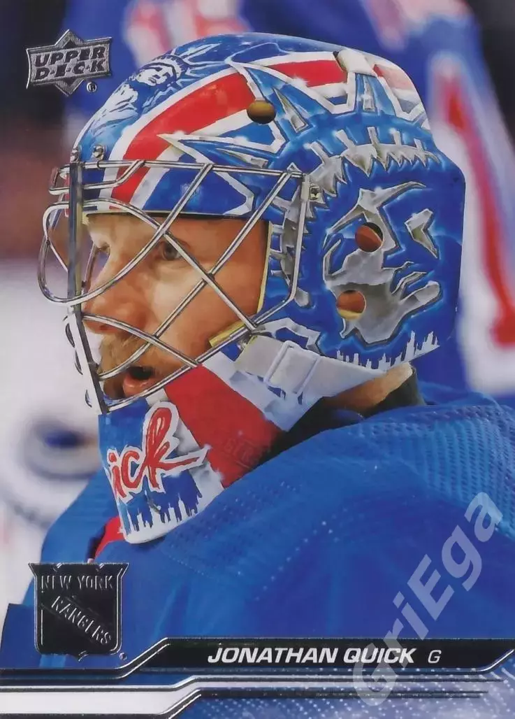 2023-24 Upper Deck Hockey #588 Jonathan Quick (New York Rangers)