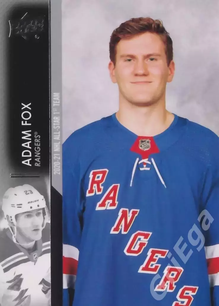2021-22 Upper Deck Hockey #670 Adam Fox (New York Rangers)
