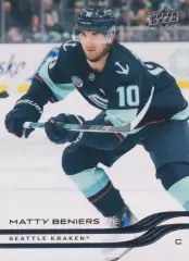 2025-26 Upper Deck Hockey #145 Matty Beniers (Seattle Kraken)