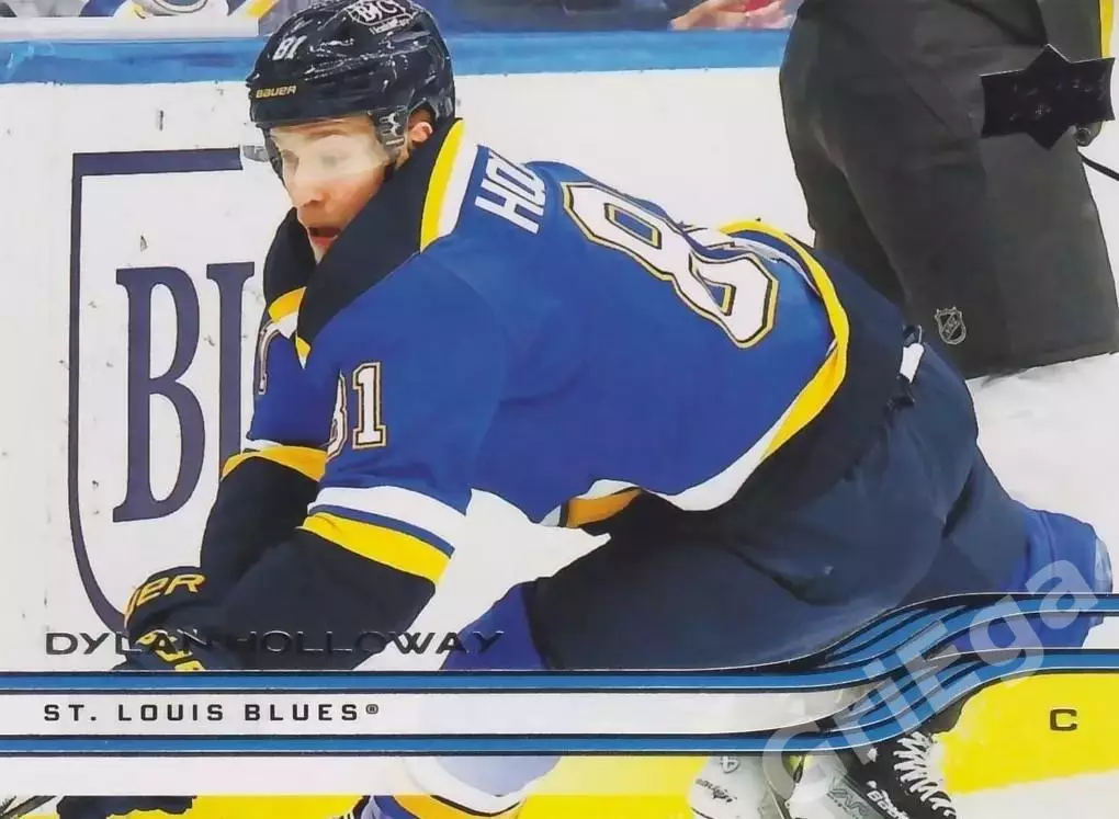 2025-26 Upper Deck Hockey #150 Dylan Holloway (St. Louis Blues)