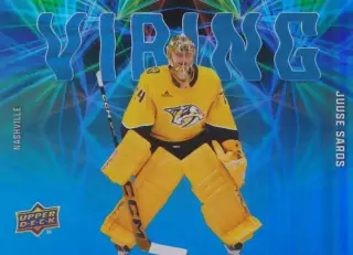 Хоккей. Карточка Juuse Saros 2025-26 Upper Deck Hockey (Nashville Predators)