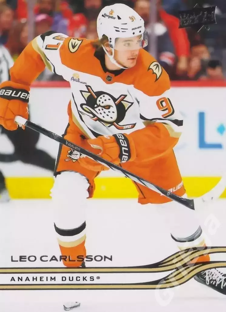 2025-26 Upper Deck Hockey #2 Leo Carlsson (Anaheim Ducks)