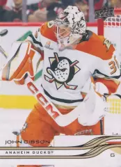 2025-26 Upper Deck Hockey #5 John Gibson (Anaheim Ducks)