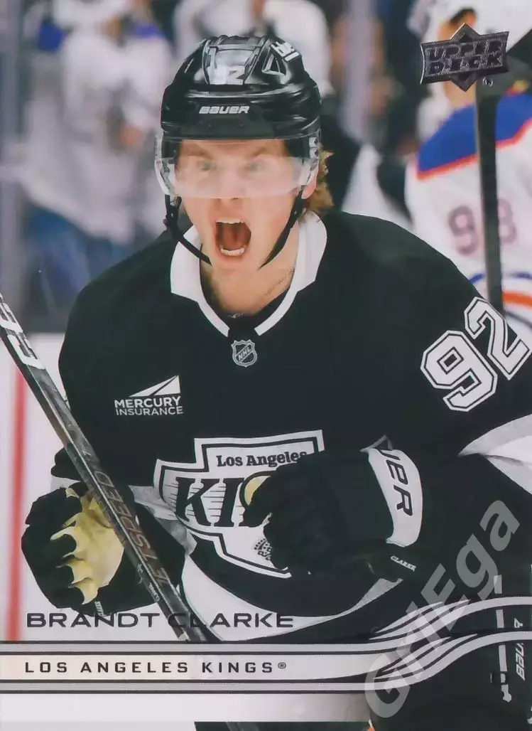 2025-26 Upper Deck Hockey #328 Brandt Clarke (Los Angeles Kings)