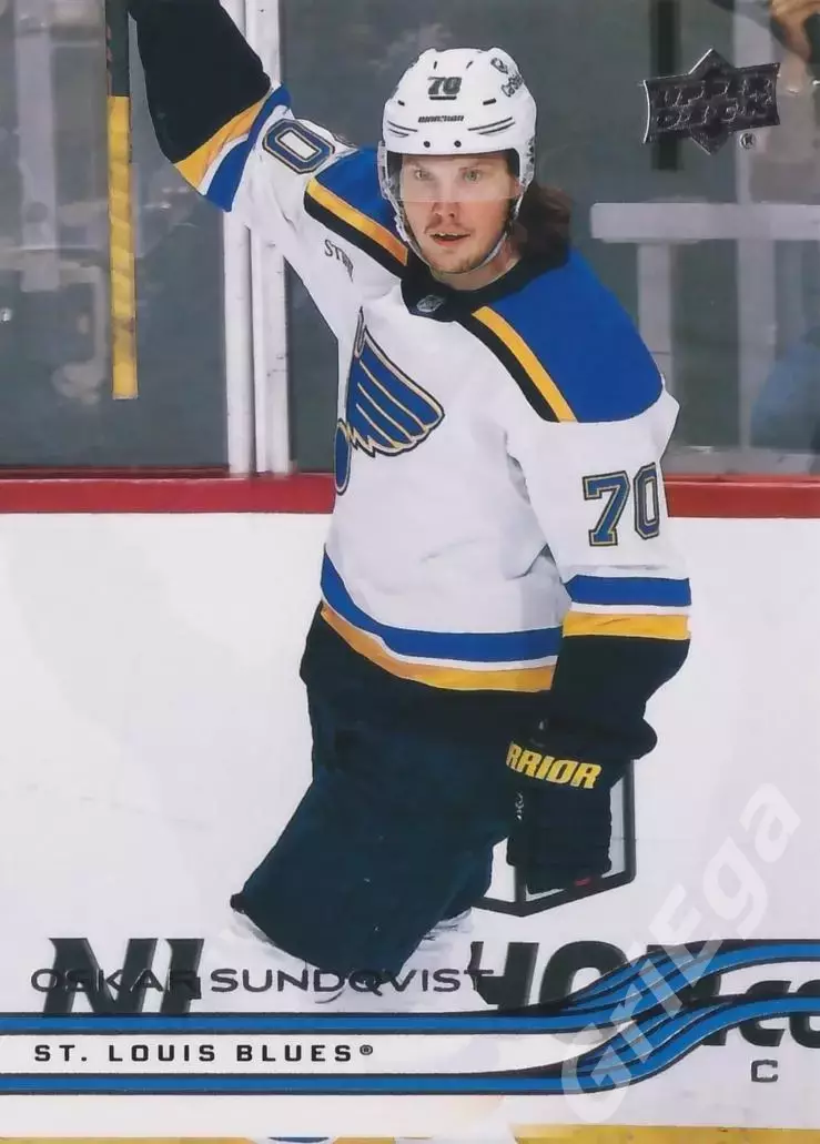 2025-26 Upper Deck Hockey #153 Oskar Sundqvist (St. Louis Blues)