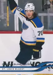 2025-26 Upper Deck Hockey #153 Oskar Sundqvist (St. Louis Blues)