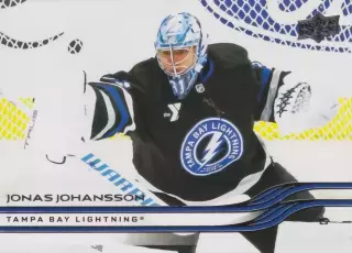 2025-26 Upper Deck Hockey #409 Jonas Johansson (Tampa Bay Lightning)