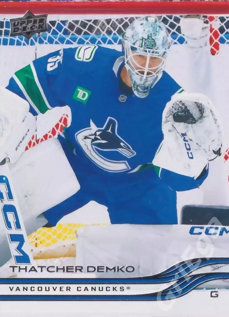 2025-26 Upper Deck Hockey #430 Thatcher Demko (Vancouver Canucks)
