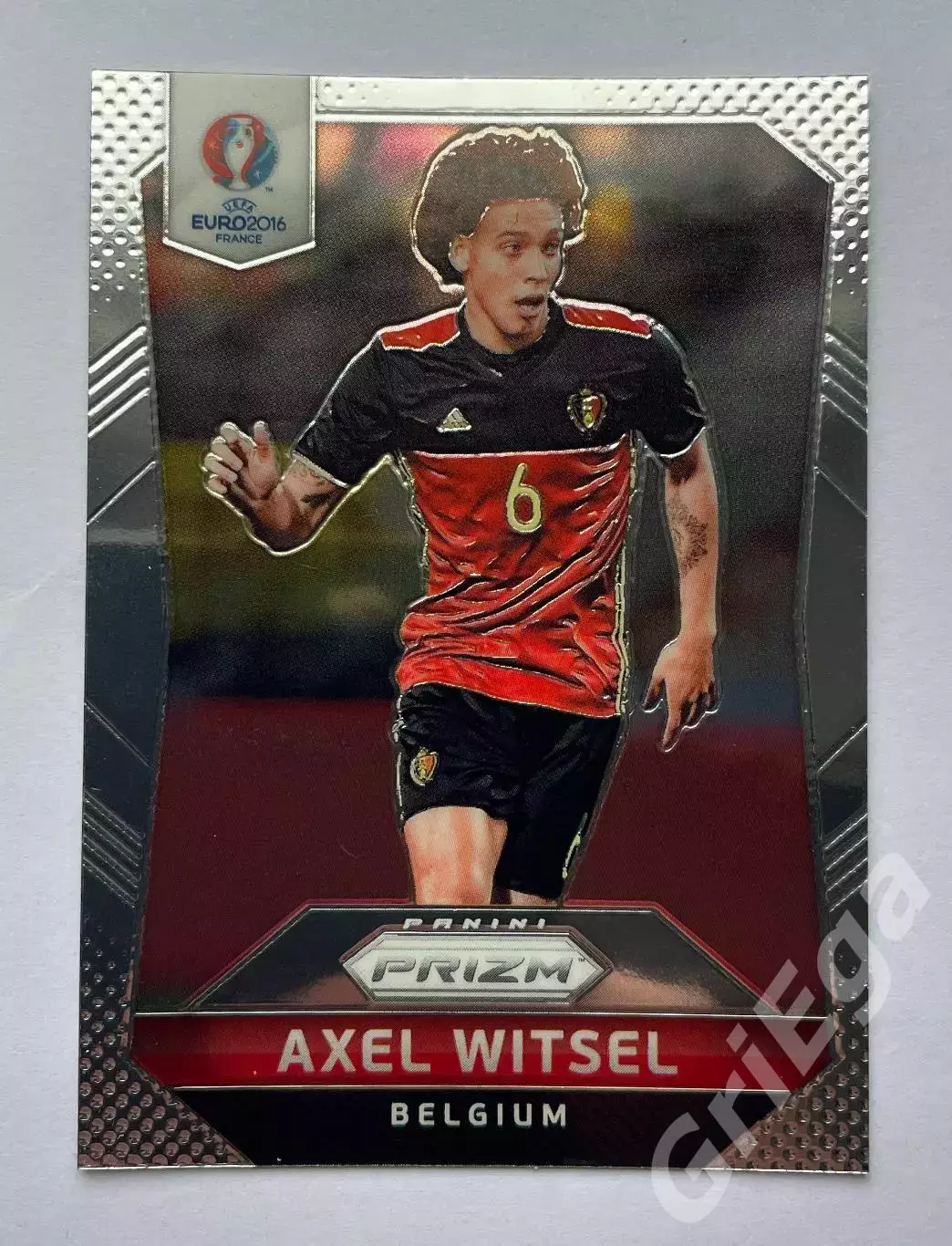 Футбол. Карточка Axel Witsel PANINI Чемпионат Европы 2016 Prizm