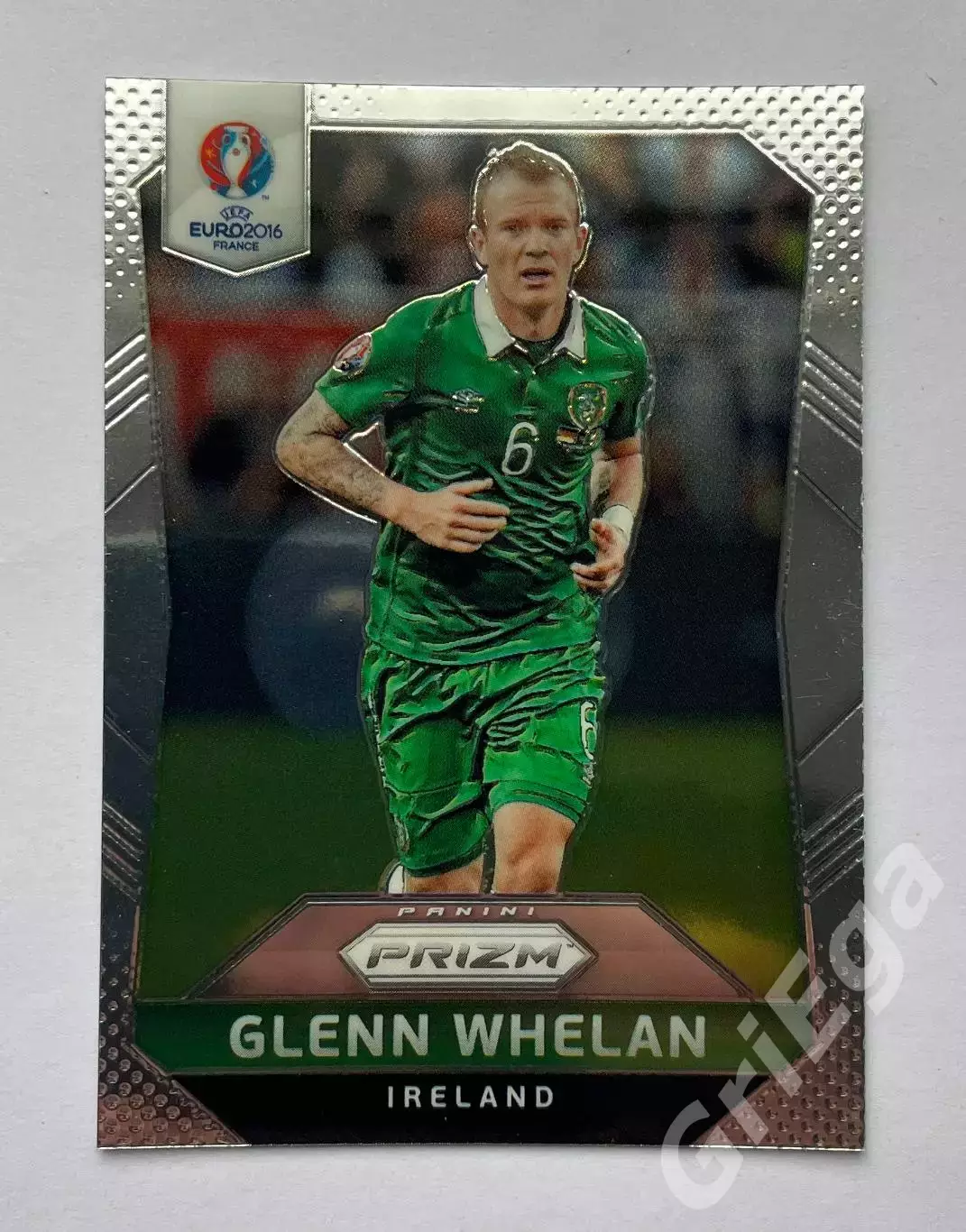 Футбол. Карточка Glenn Whelan PANINI Чемпионат Европы 2016 Prizm