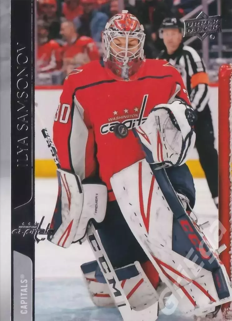 Хоккей. Карточка NHL Ilya Samsonov/Илья Самсонов (Washington Capitals)