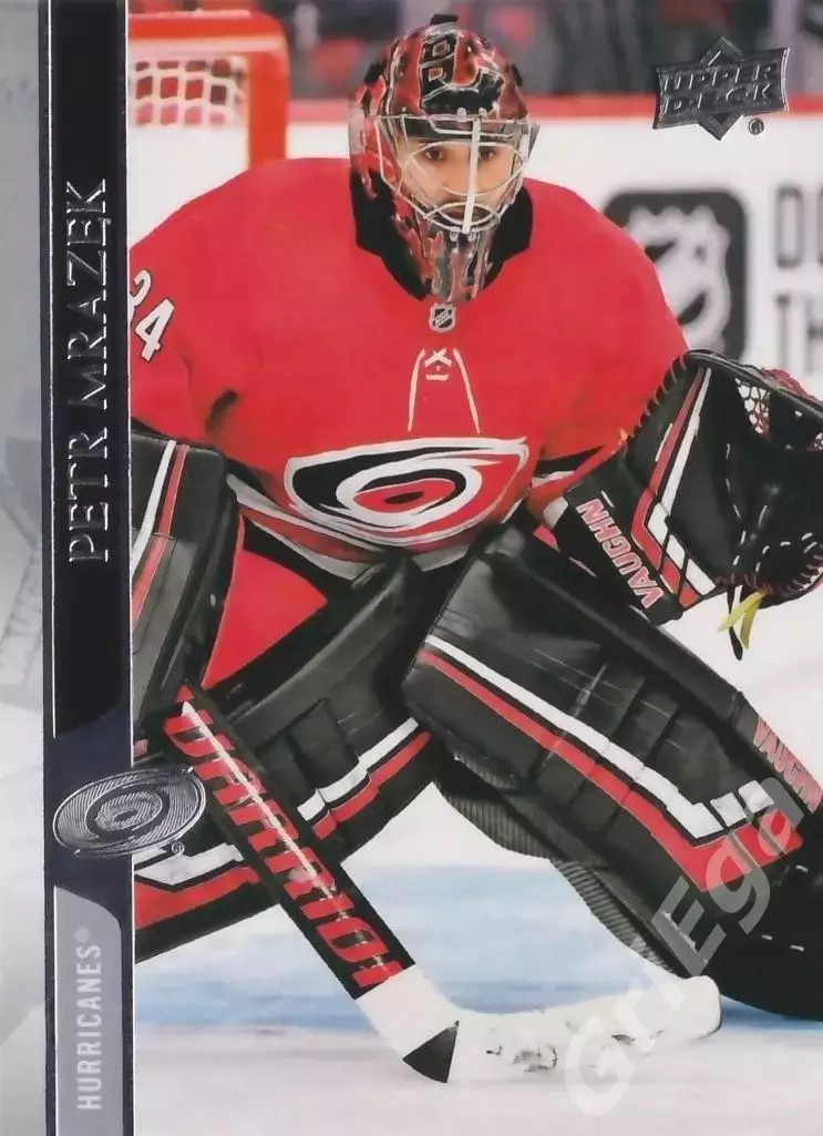 2020-21 Upper Deck Hockey #33 Petr Mrazek/Петр Мразек (Carolina Hurricanes)