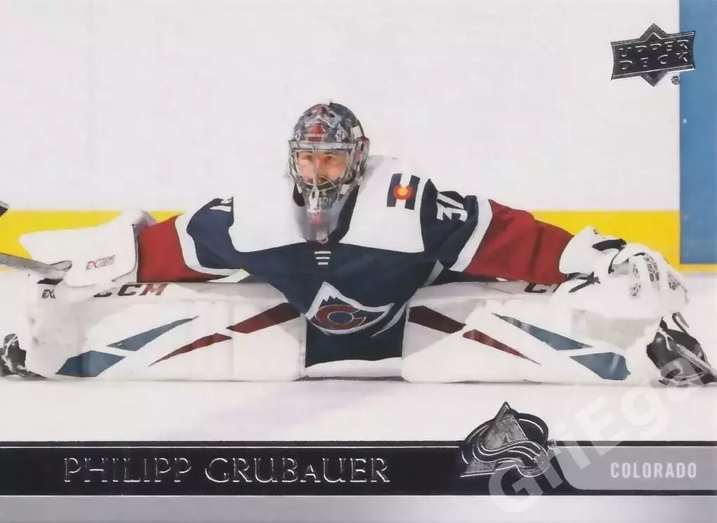 2020-21 Upper Deck #48 Philipp Grubauer/Филипп Грубауэр (Colorado Avalanche)
