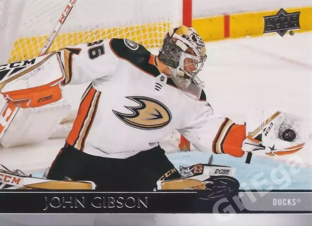 2020-21 Upper Deck #1 John Gibson/Джон Гибсон (Anaheim Ducks)