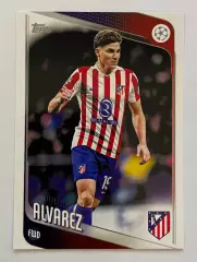 Футбол Карточка Julian Alvarez/Хулиан Альварес (Атлетико Мадрид) 2025-26 TOPPS