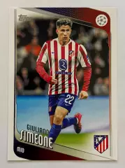 Футбол Карточка Giuliano Simeone/Джулиано Симеоне (Атлетико Мадрид) TOPPS