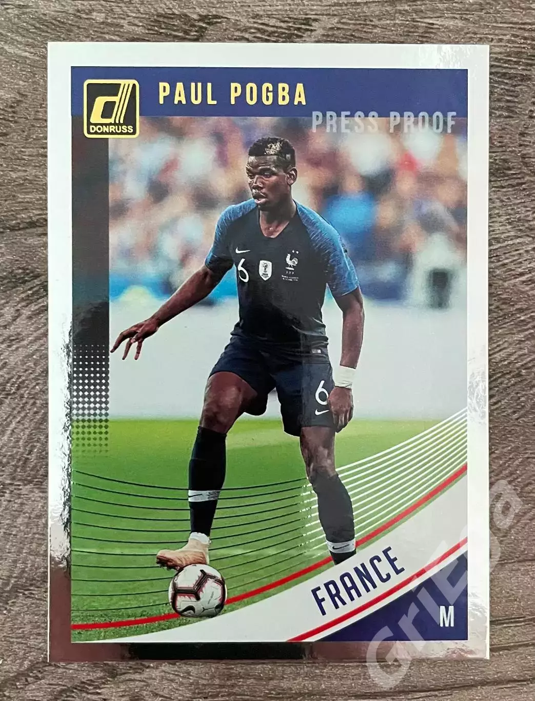 Футбол. Карточка Paul Pogba/Поль Погба (France/Франция)