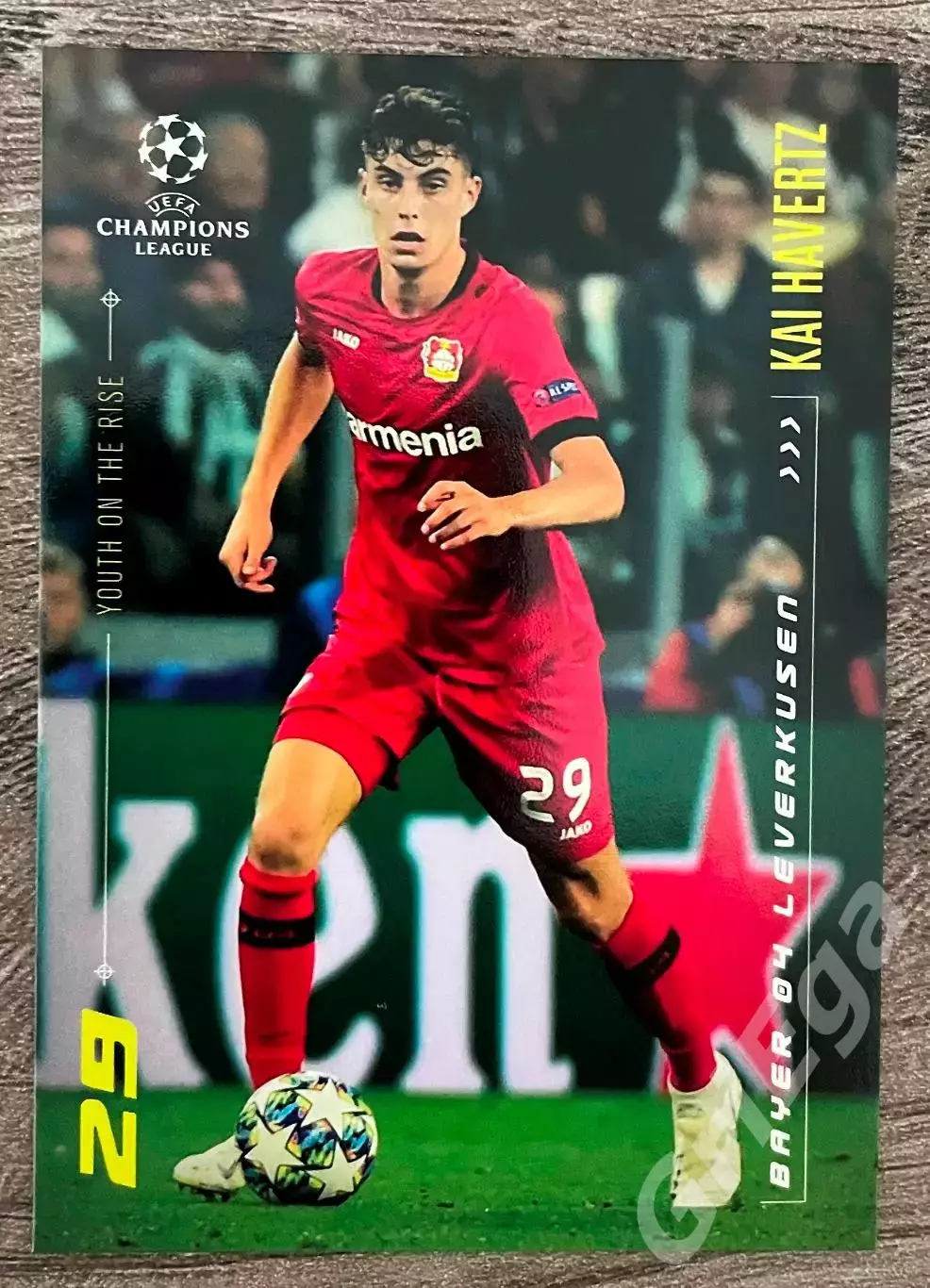 Футбол карточка Kai Havertz/Кай Хаверц (Bayer 04 Leverkusen)
