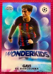 Футбол Карточка Gavi/Гави (Barcelona/Барселона) TOPPS Chrome 2022-23