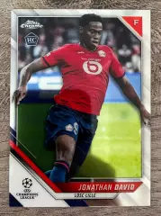 Футбол Карточка Jonathan David/Джонатан Дэвид (LOSC Lille) TOPPS Chrome 2021-22