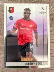 Футбол Карточка Jeremy Doku/Жереми Доку (Stade Rennais) Merlin Chrome 2020-21