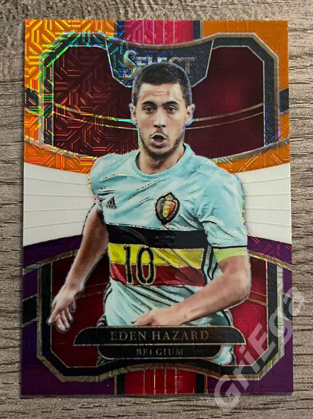 Футбол карточка Eden Hazard/Эден Азар (Belgium/Бельгия) PANINI Select 2017-18