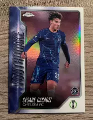 Футбол карточка Cesare Casadei/Чезаре Казадеи (Chelsea/Челси) TOPPS 2024-25