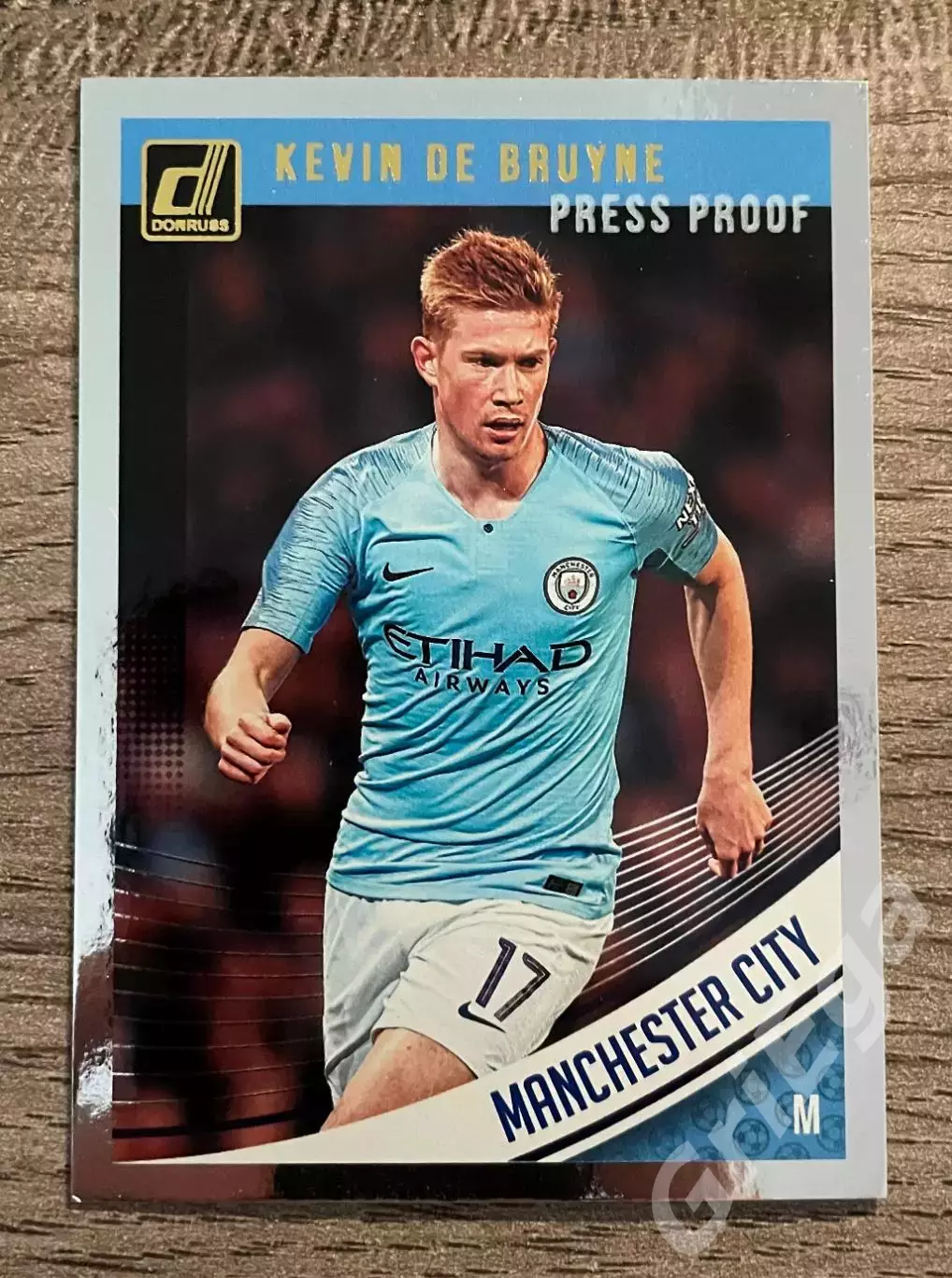 Футбол карточка Kevin De Bruyne/Кевин Де Брёйне (Manchester City/Манчестер Сити)