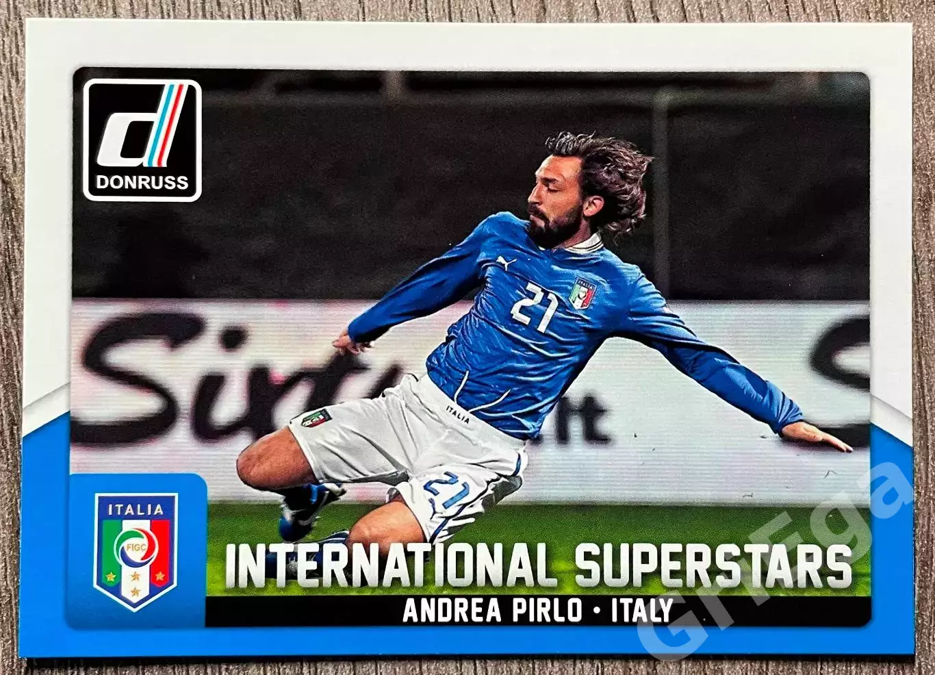 Футбол карточка Andrea Pirlo/Андреа Пирло (Italy/Италия) Donruss Soccer 2015
