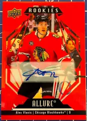 Хоккей карточка-автограф Alex Vlasic/Алекс Власич (Chicago Blackhawks/Чикаго)