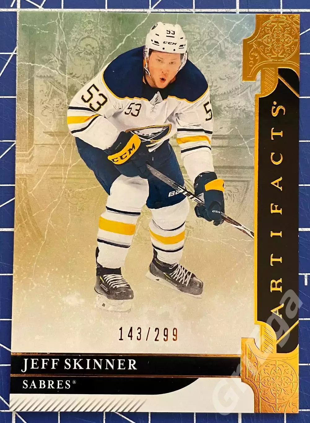Хоккей карточка Jeff Skinner/Джефф Скиннер (Buffalo Sabres/Баффало Сейбрз)