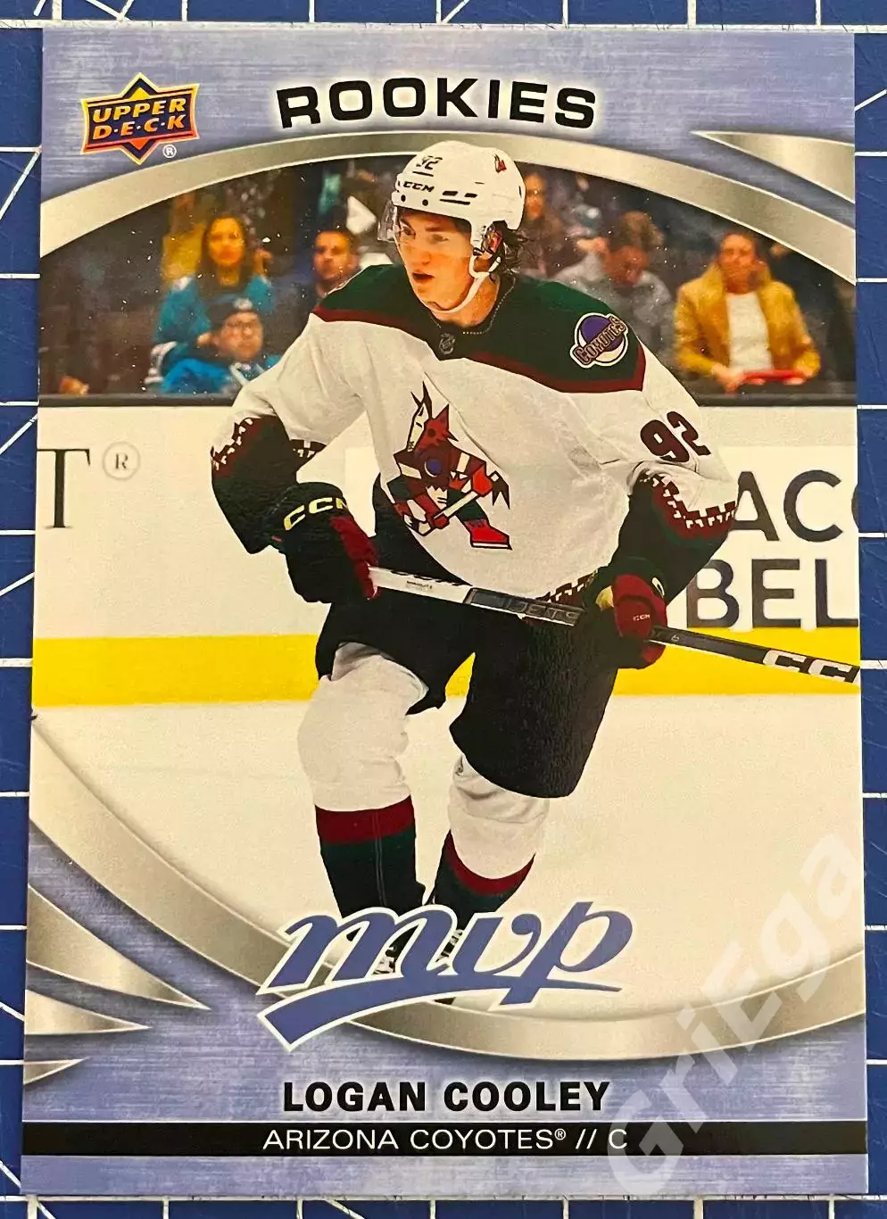 Хоккей карточка Logan Cooley/Логан Кули (Arizona Coyotes/Utah Mammoth)