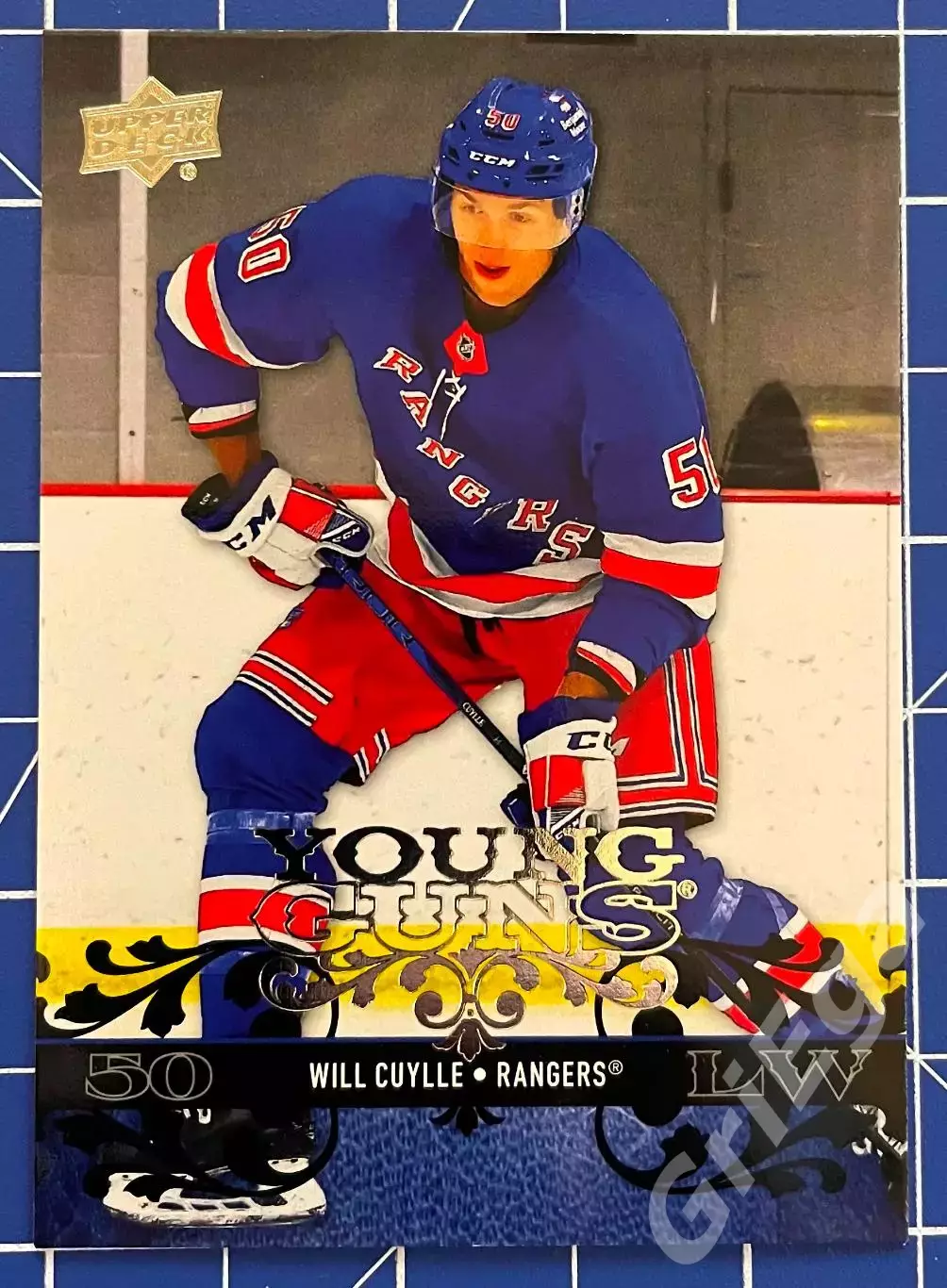 Хоккей. Карточка Will Cuylle/Уил Кулли (New York Rangers/Нью-Йорк Рейнджерс)