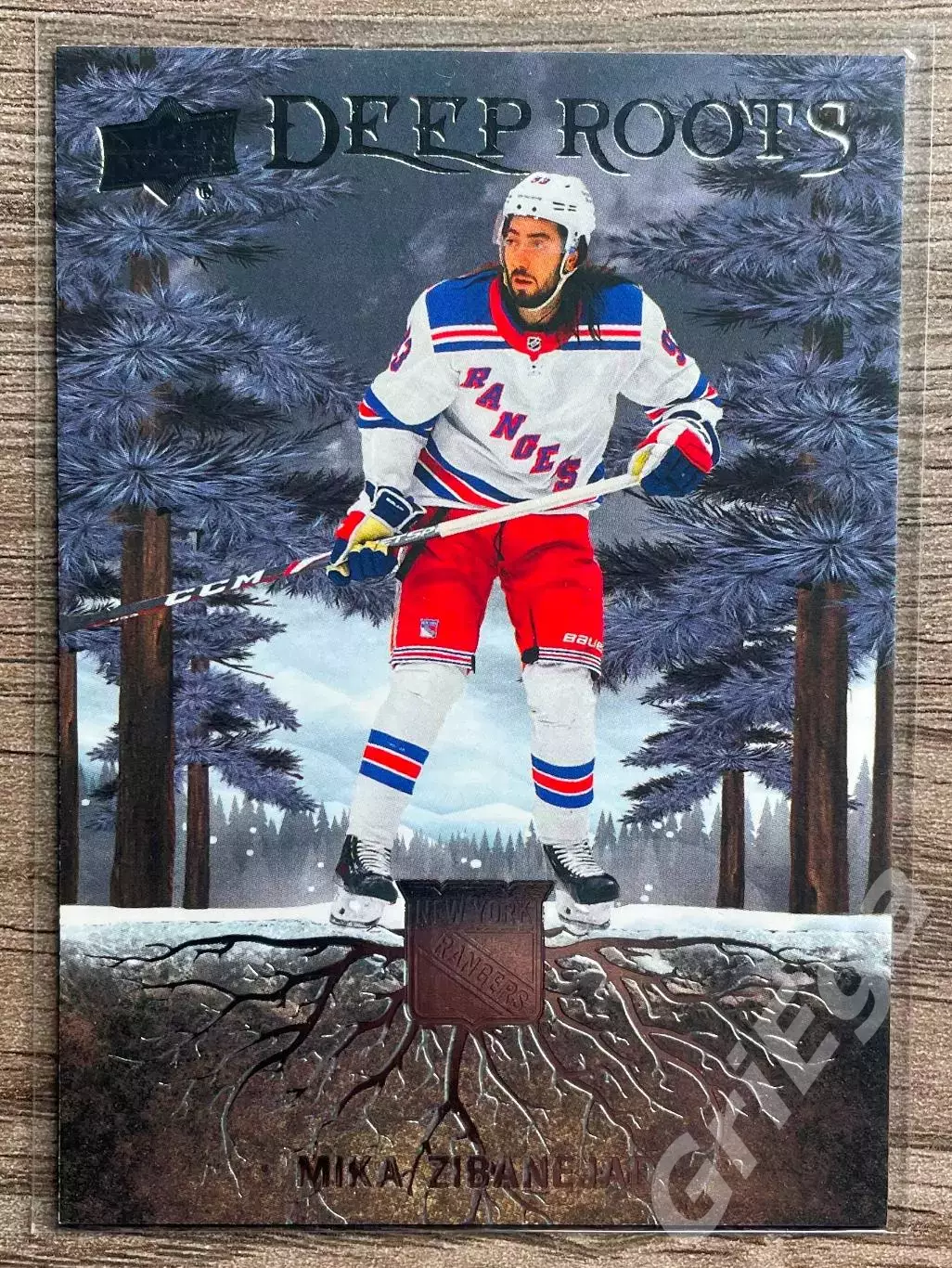 Хоккей карточка Mika Zibanejad/Мика Зибанежад (New York Rangers)