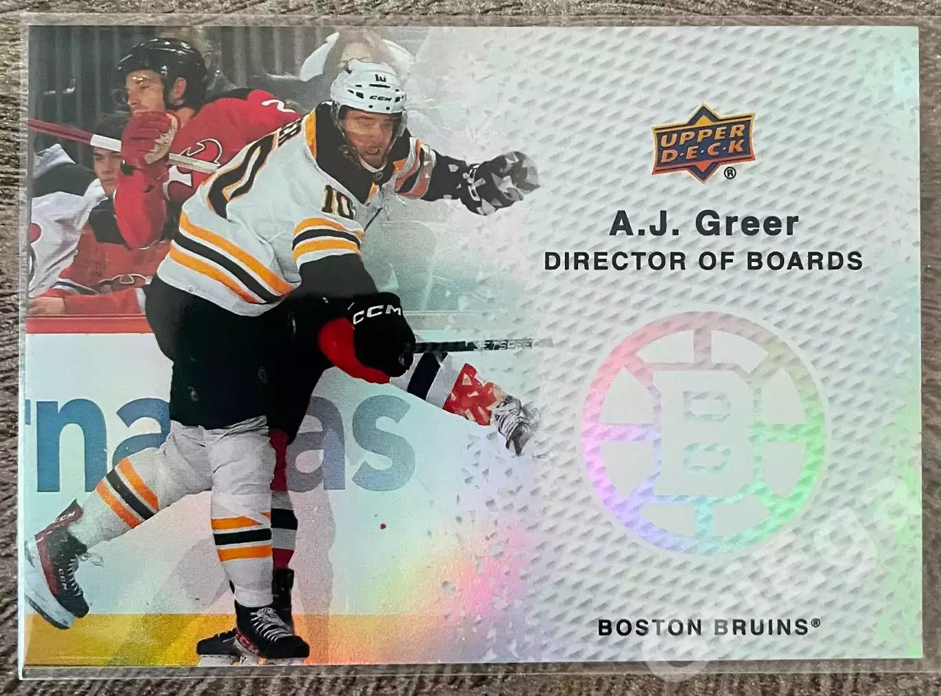 Хоккей карточка A.J. Greer/Энтони Джон Грир (Boston Bruins/Бостон Брюинз)