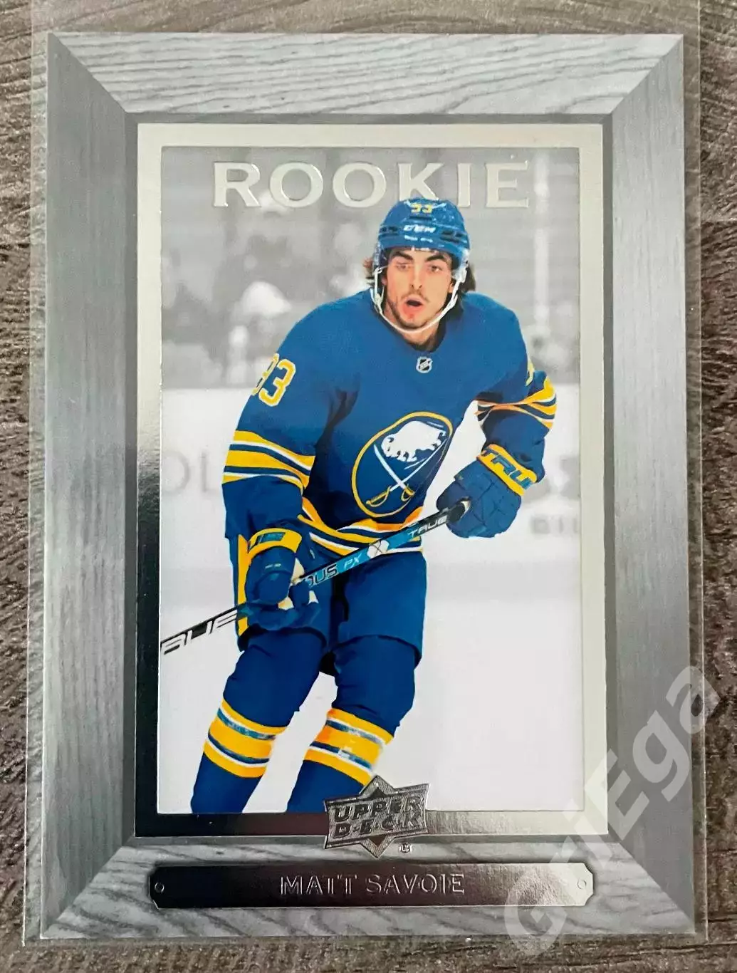 Хоккей карточка Matt Savoie/Мэттью Савой (Buffalo Sabres/Баффало Сейбрз)