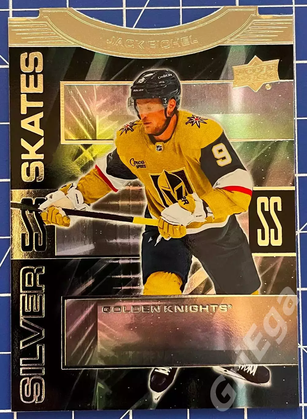 Хоккей карточка Jack Eichel/Джек Айкел (Vegas Golden Knights/Вегас Голден Найтс)