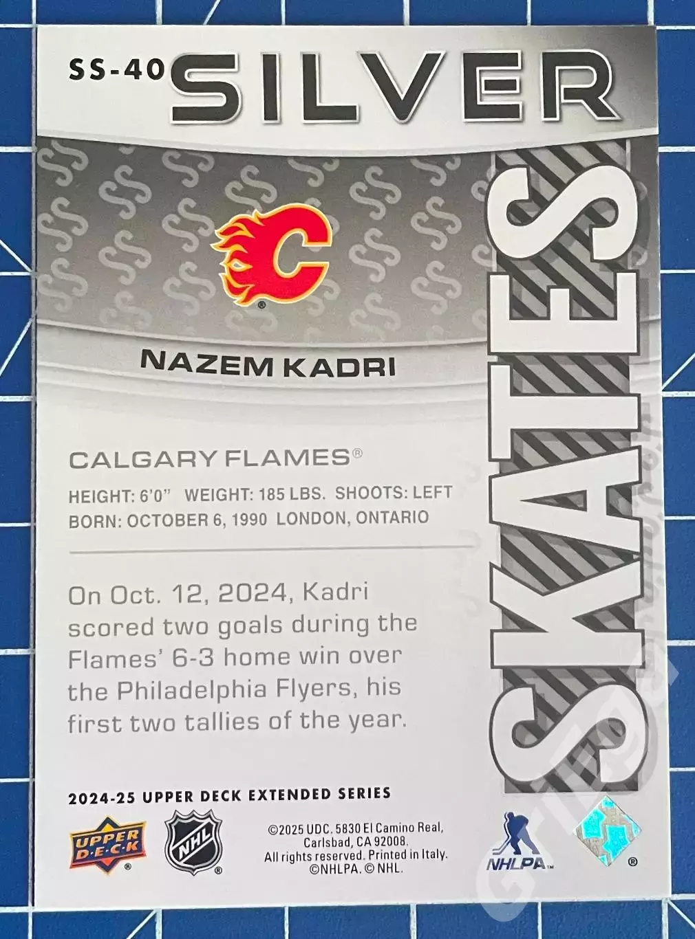 Хоккей карточка Nazem Kadri/Назем Кадри (Calgary Flames/Калгари Флэймз) 1