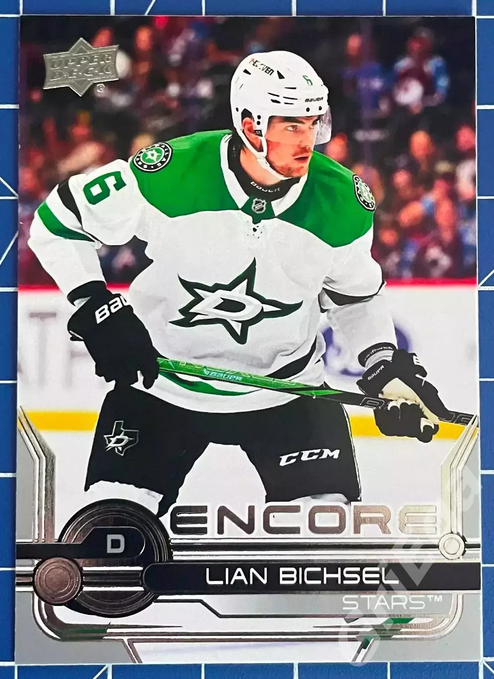 Хоккей карточка Lian Bichsel/Лиан Биксель (Dallas Stars/Даллас Старз)