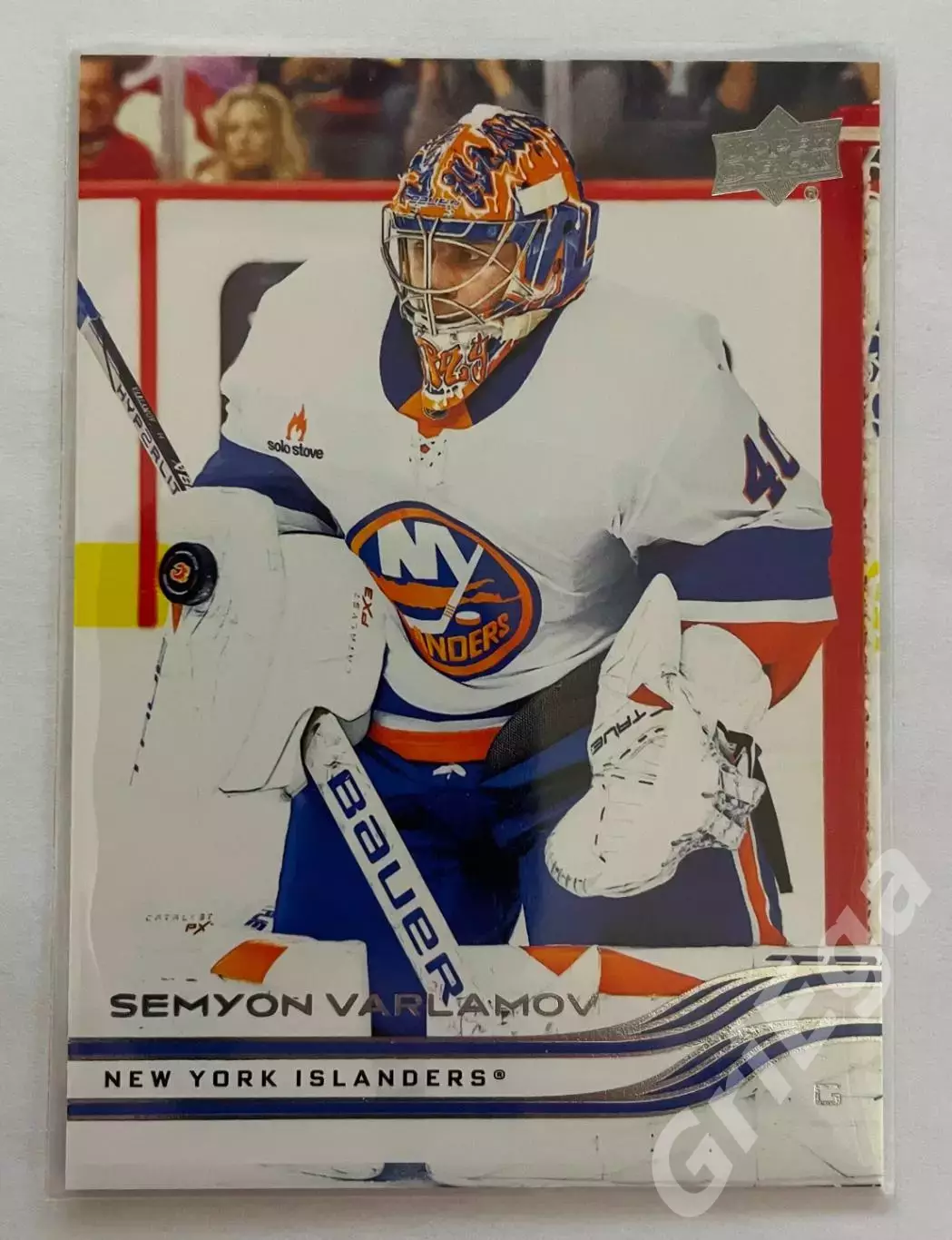 Хоккей карточка Semyon Varlamov/Семен Варламов (New York Islanders/Айлендерс)