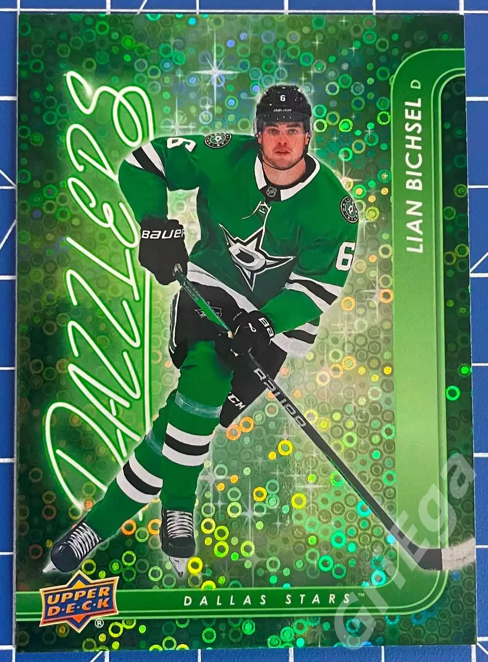 Хоккей. Карточка Lian Bichsel/Лиан Биксель (Dallas Stars/Даллас Старз)