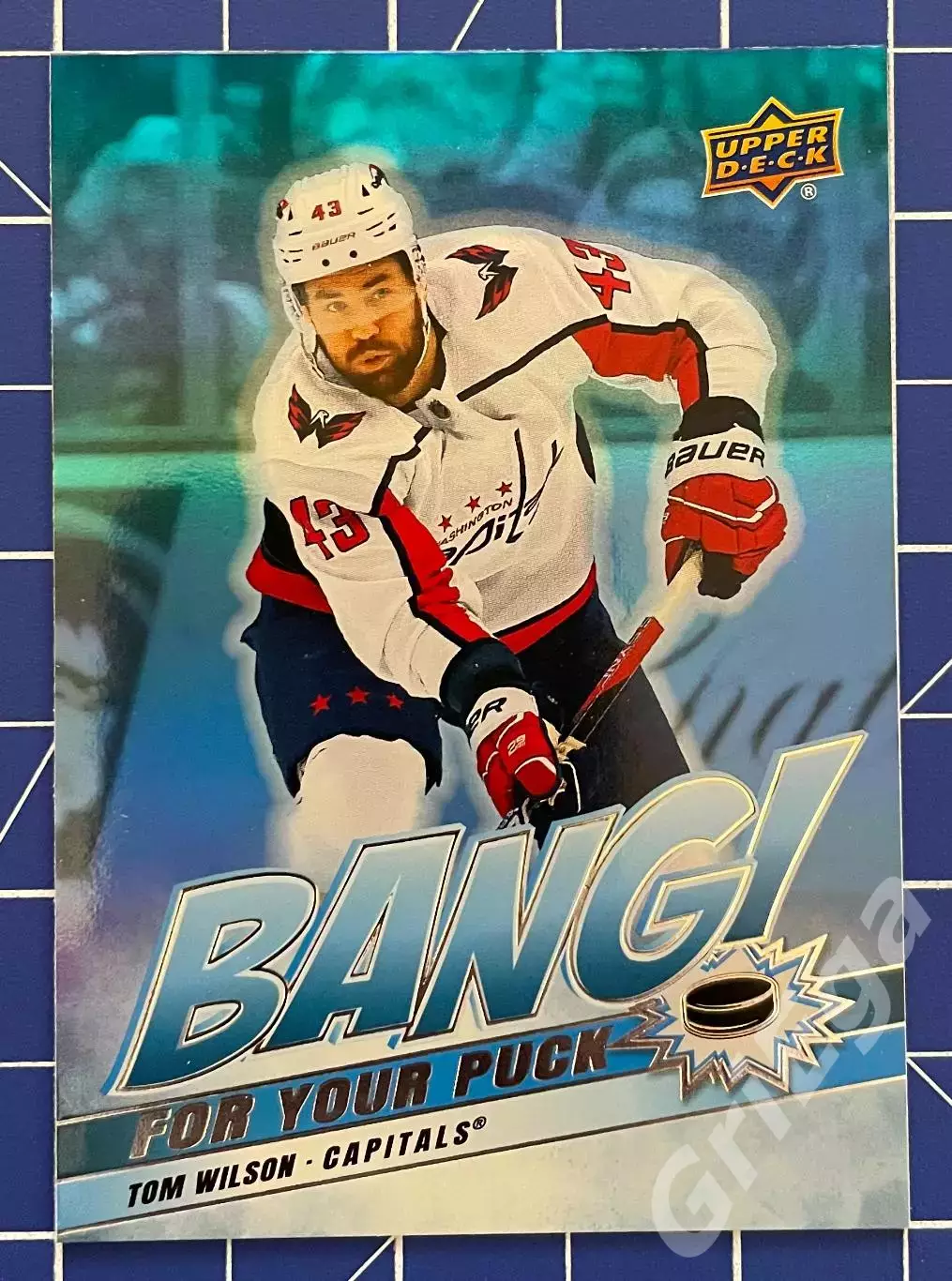 Хоккей карточка Tom Wilson/Том Уилсон (Washington Capitals/Вашингтон Кэпиталз)