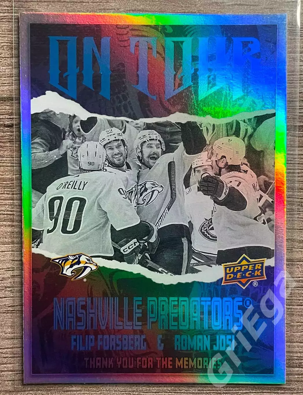 Хоккей карточка Filip Forsberg/Roman Josi Nashville Predators/Нэшвилл Предаторз