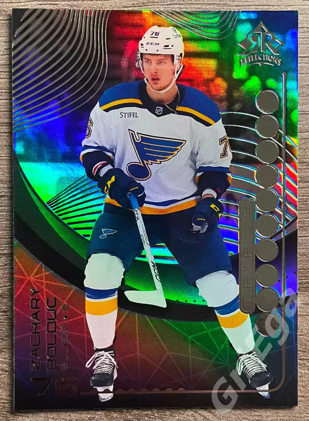 Хоккей карточка Zachary Bolduc/Закари Болдук (St. Louis Blues/Сент-Луис Блюз)