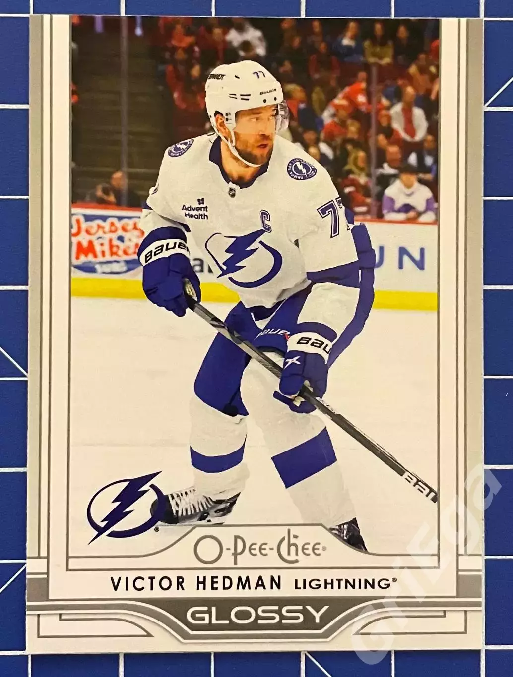 Хоккей. Карточка Victor Hedman/Виктор Хедман (Tampa Bay Lightning/Тампа)