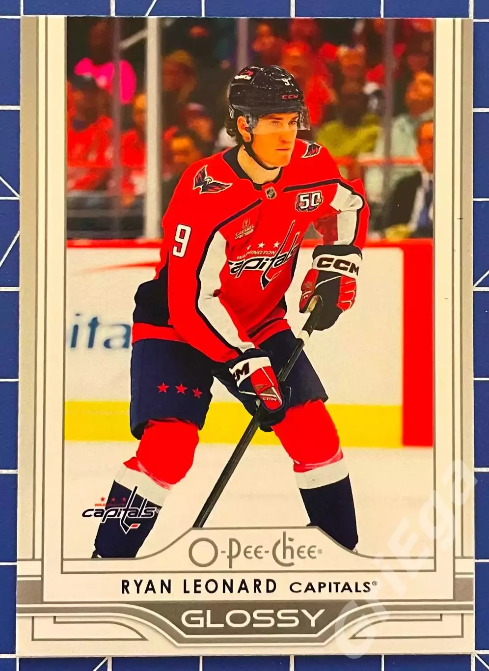 Хоккей карточка Ryan Leonard/Райан Леонард (Washington Capitals/Вашингтон)