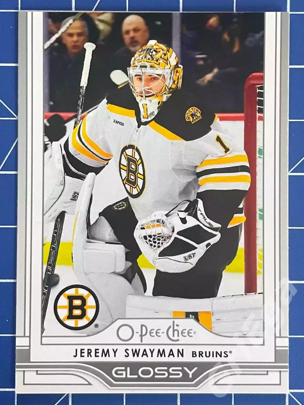 Хоккей карточка Jeremy Swayman/Джереми Свэйман (Boston Bruins/Бостон Брюинз)
